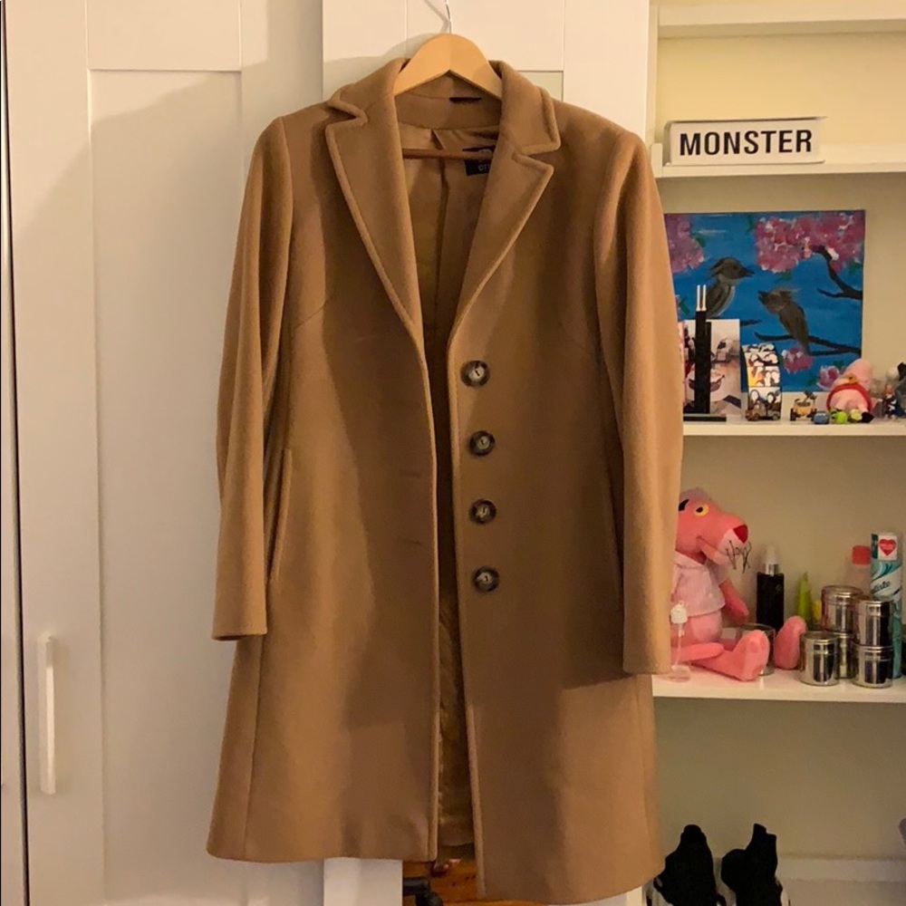 Cashmere camel coat